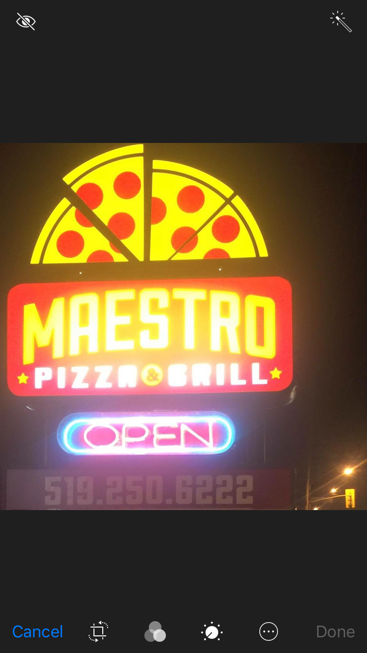 Maestro Pizza and Grill | 2421 Walker Rd, Windsor, ON N8W 3P8, Canada | Phone: (519) 250-6222