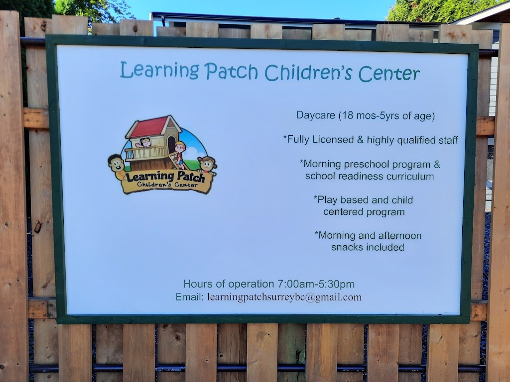 Learning Patch Childrens Center | 1845 King George Blvd, Surrey, BC V4A 4Z9, Canada | Phone: (778) 895-0450