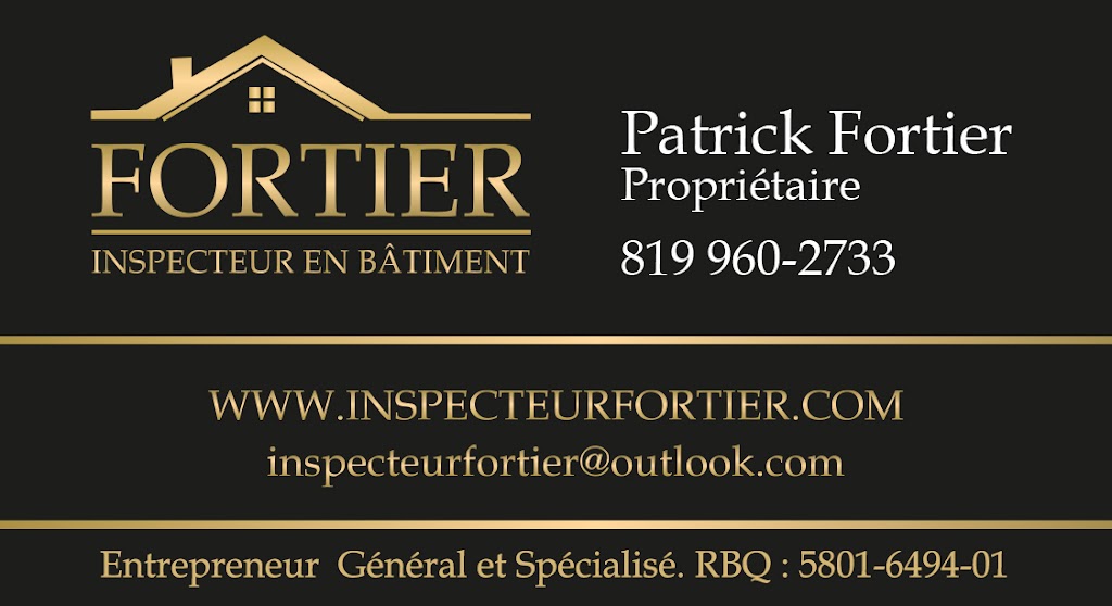 Fortier Inspecteur en Bâtiment | 93 Rue des Roses, Victoriaville, QC G6T 0Y1, Canada | Phone: (819) 960-2733