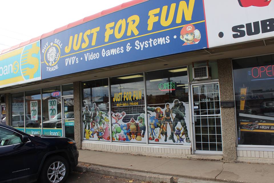 Just For Fun Video Games | 10066 156 St NW, Edmonton, AB T5P 2P8, Canada | Phone: (780) 481-4767