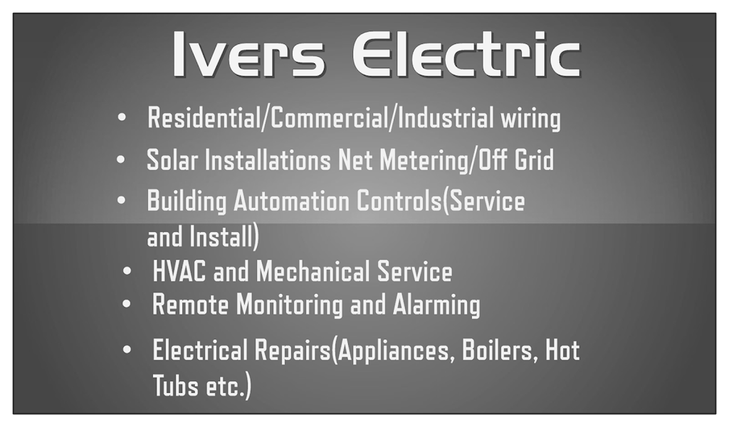 Ivers Electric | 757 Nelson Hill Rd, Derby, VT 05829, USA | Phone: (802) 624-3739