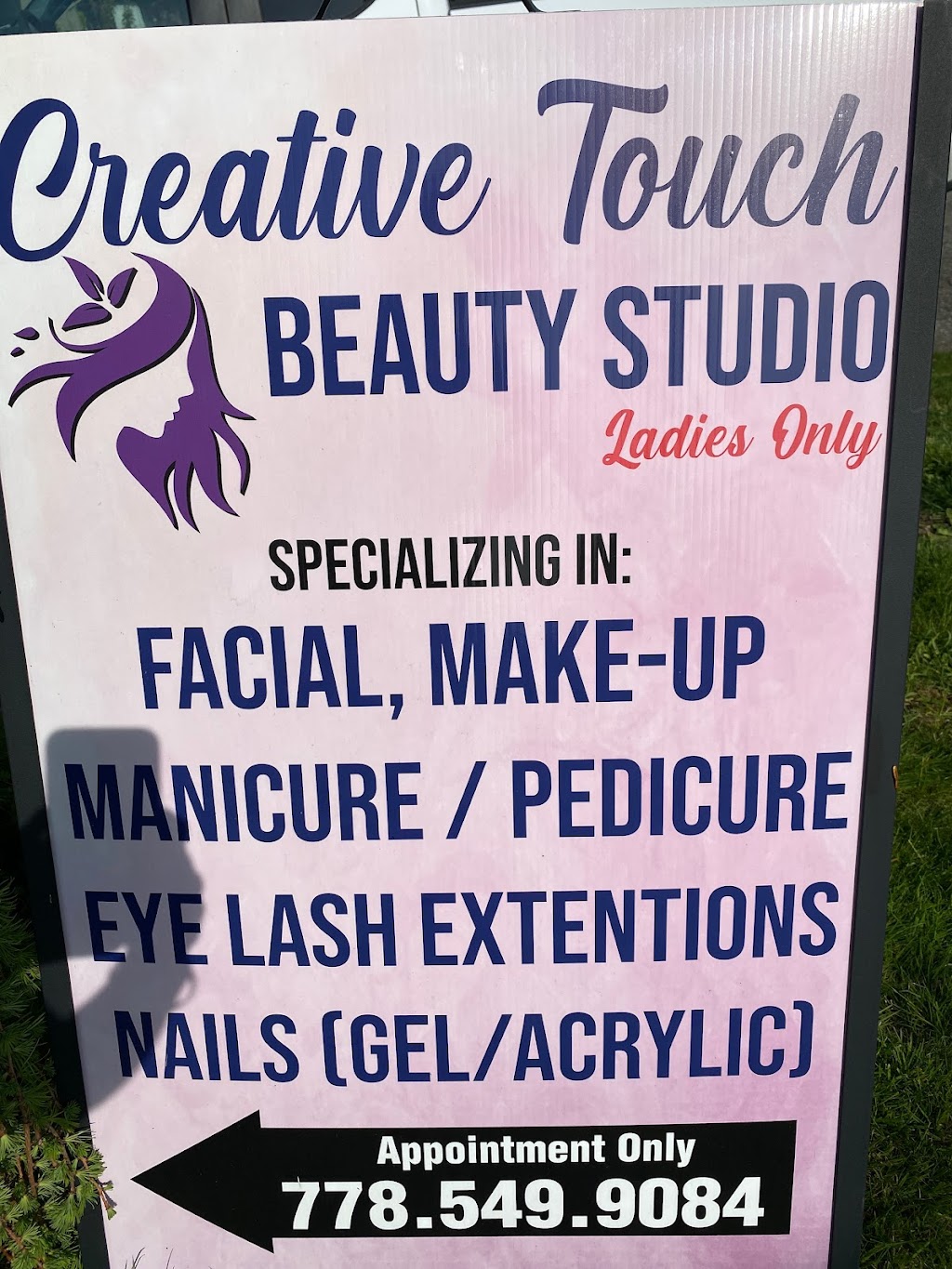 Creative touch beauty studio | 33825 Fern St, Abbotsford, BC V2S 3W7, Canada | Phone: (778) 549-9084