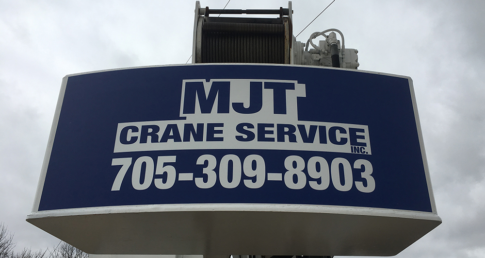 MJT Crane Service Inc. | 9 Penny Ln, Wasaga Beach, ON L9Z 1N4, Canada | Phone: (705) 309-8903