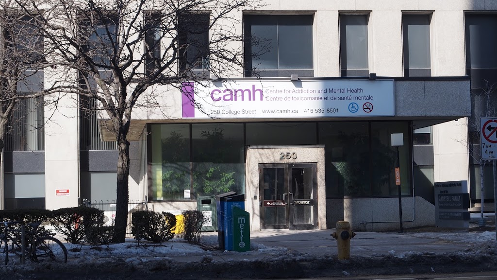 CAMH: Emergency Department | 250 College St, Toronto, ON M5T 1R8, Canada | Phone: (416) 979-6885