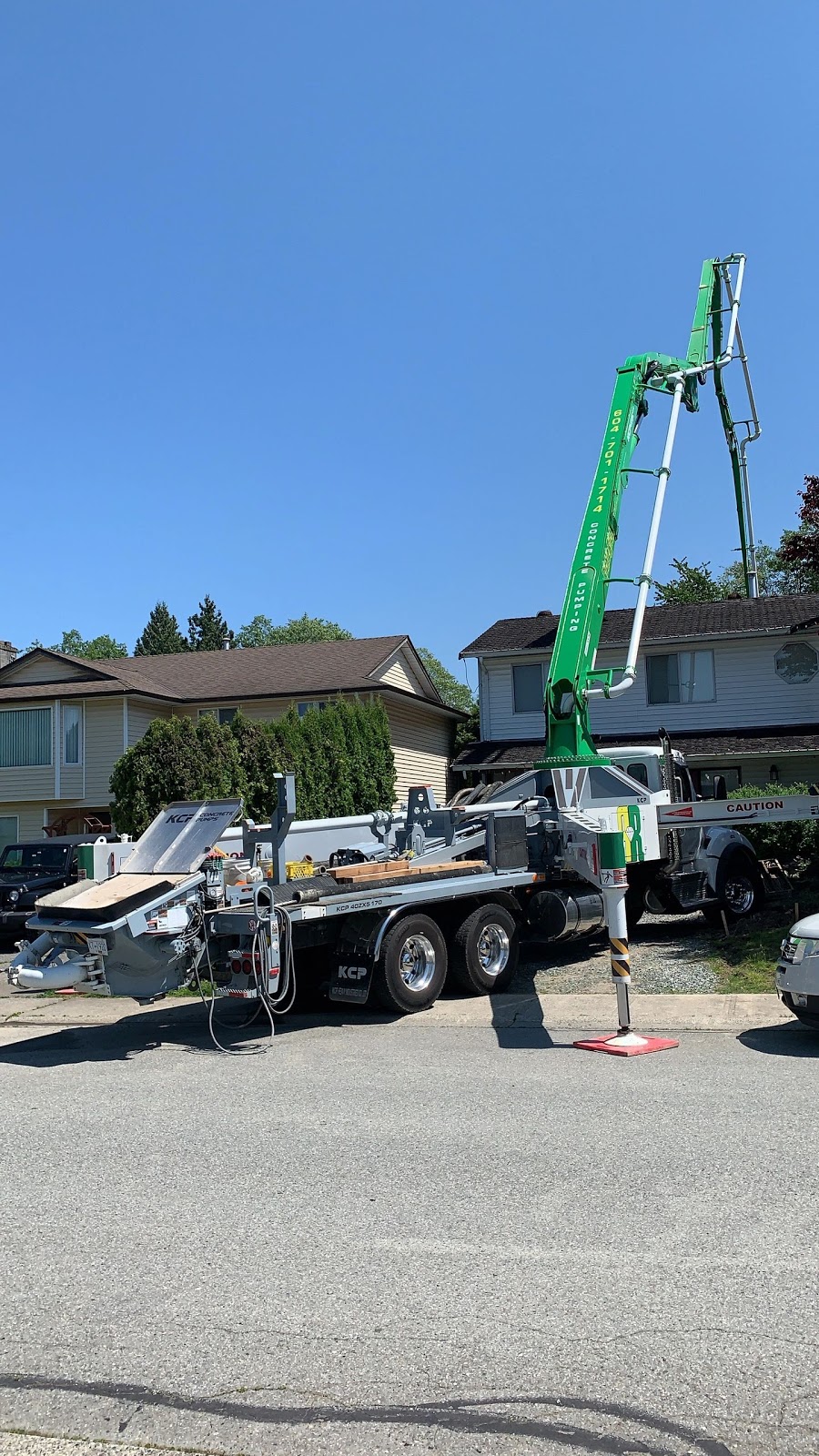 Richie Rich Concrete Pumping Ltd | 44675 S Sumas Rd, Chilliwack, BC V2R 4B7, Canada | Phone: (604) 701-1714