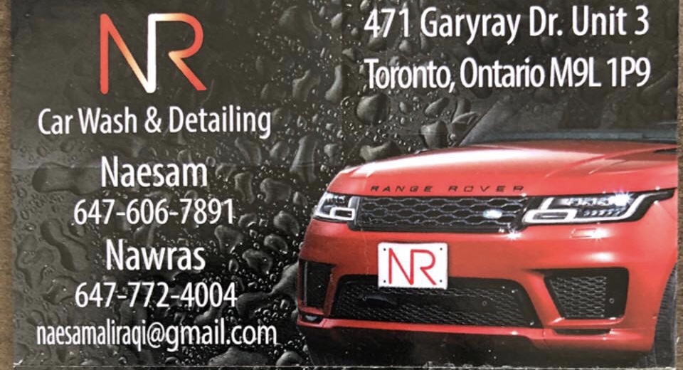 Car wash &detailing NR | 471 Garyray Dr, North York, ON M9L 1P9, Canada | Phone: (647) 772-4004