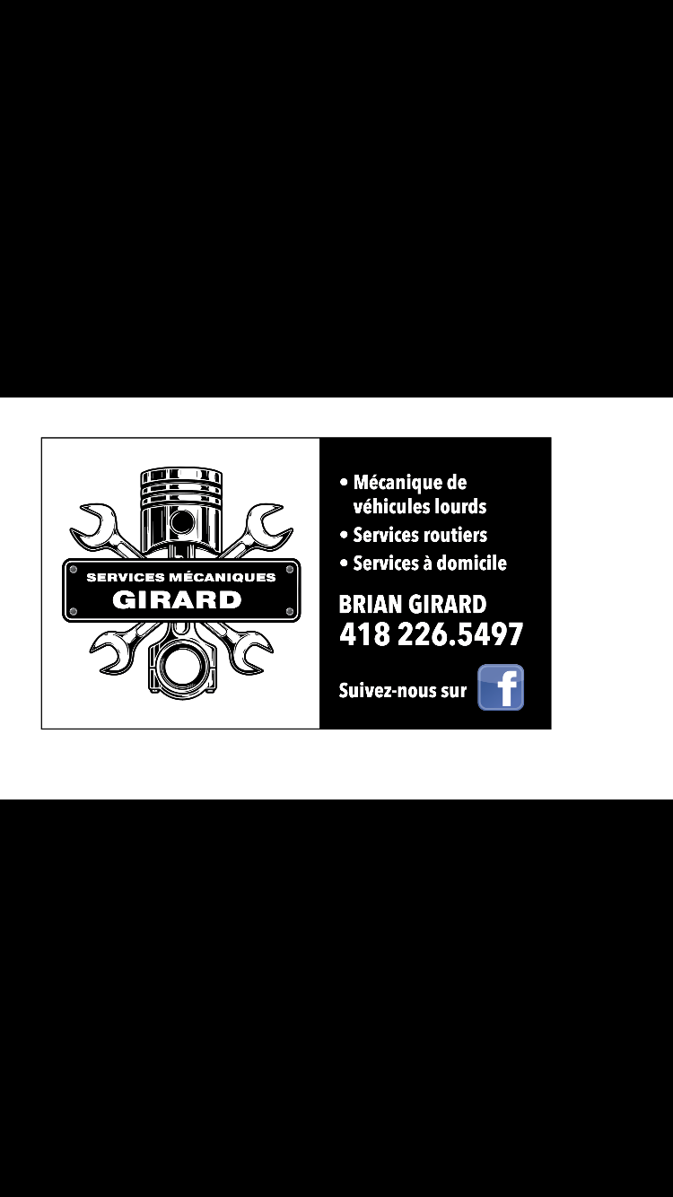 Services mécaniques Girard | 151 28E Rue, Notre-Dame-des-Pins, QC G0M 1K0, Canada | Phone: (418) 226-5497