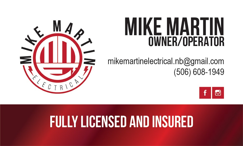 Mike Martin Electrical | 14 Fall Dr, Saint John, NB E2N 1N9, Canada | Phone: (506) 608-1949