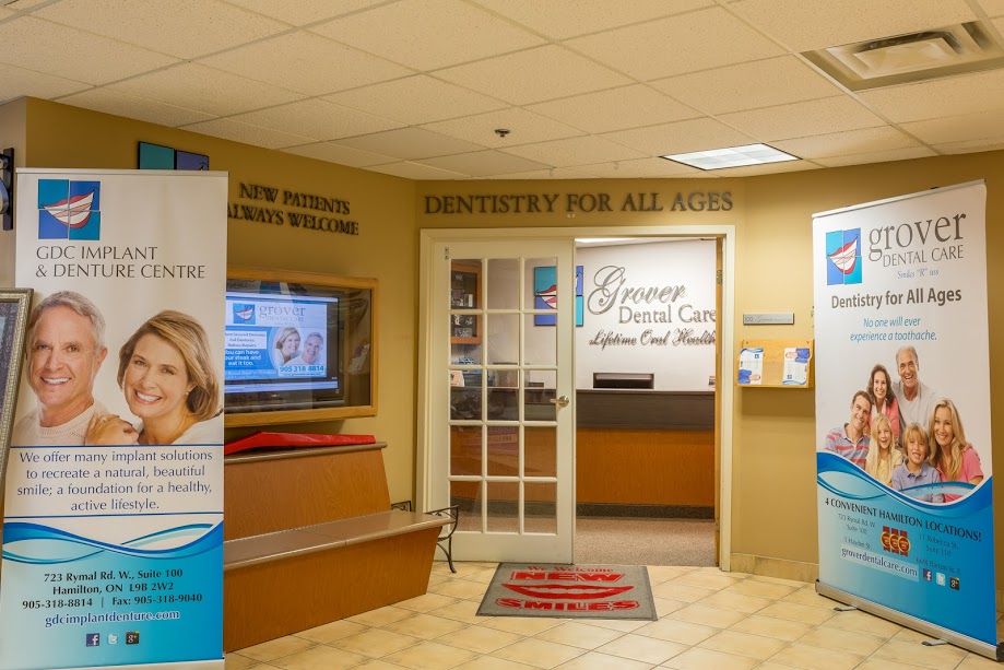 Grover Dental Care - Rymal | 723 Rymal Rd W Suite 100, Hamilton, ON L9B 2W2, Canada | Phone: (289) 779-0490