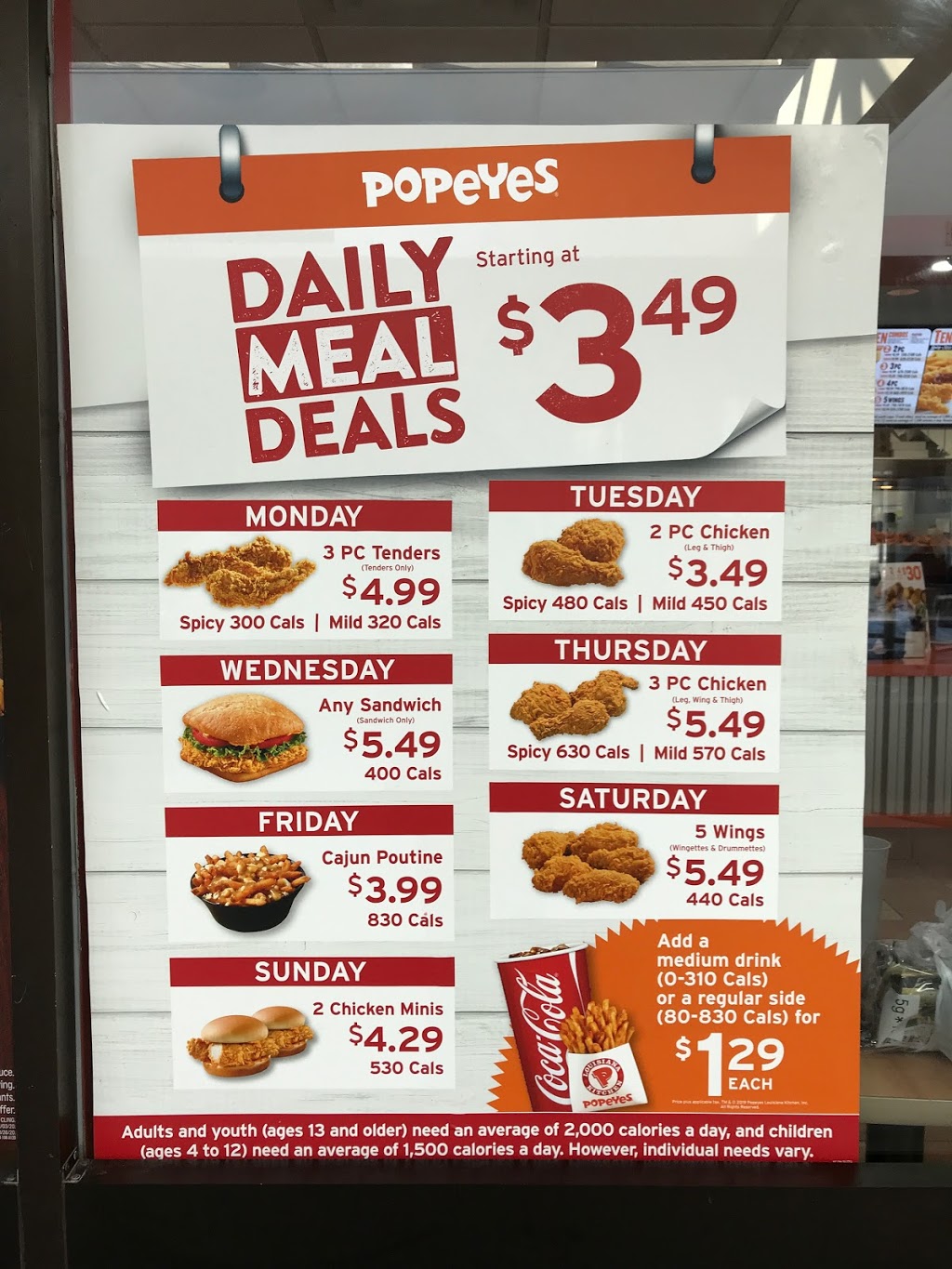 Popeyes | 3070 Don Mills Rd E, North York, ON M2J 3B6, Canada | Phone: (416) 494-2837