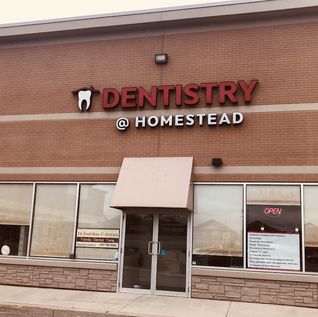 Dentistry at Homestead: Yashikaa C. Arora, DDS | 175 Fletchers Creek Boulevard, Unit 1, Brampton, ON L6X 0Y7, Canada | Phone: (905) 796-0555