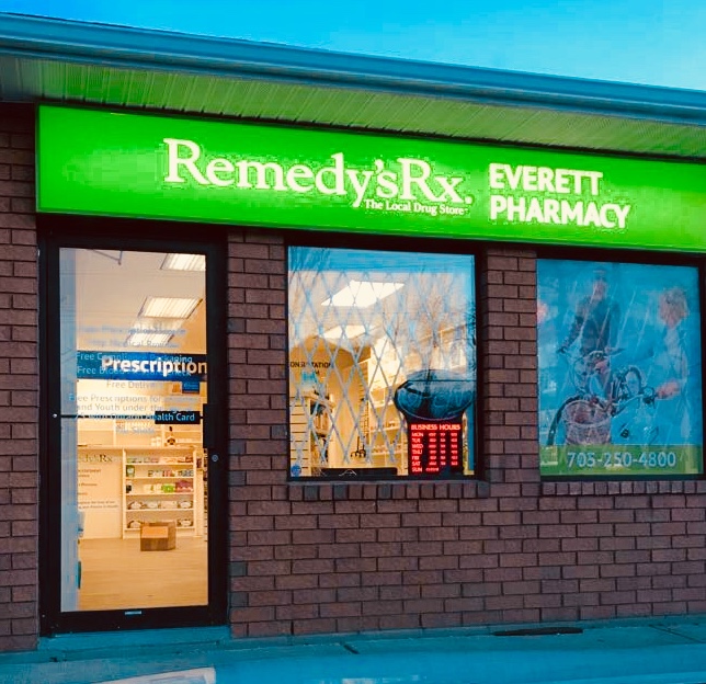 Remedy’sRx Everett Pharmacy | 8069 Main Street, Everett, ON L0M 1J0, Canada | Phone: (705) 250-4800