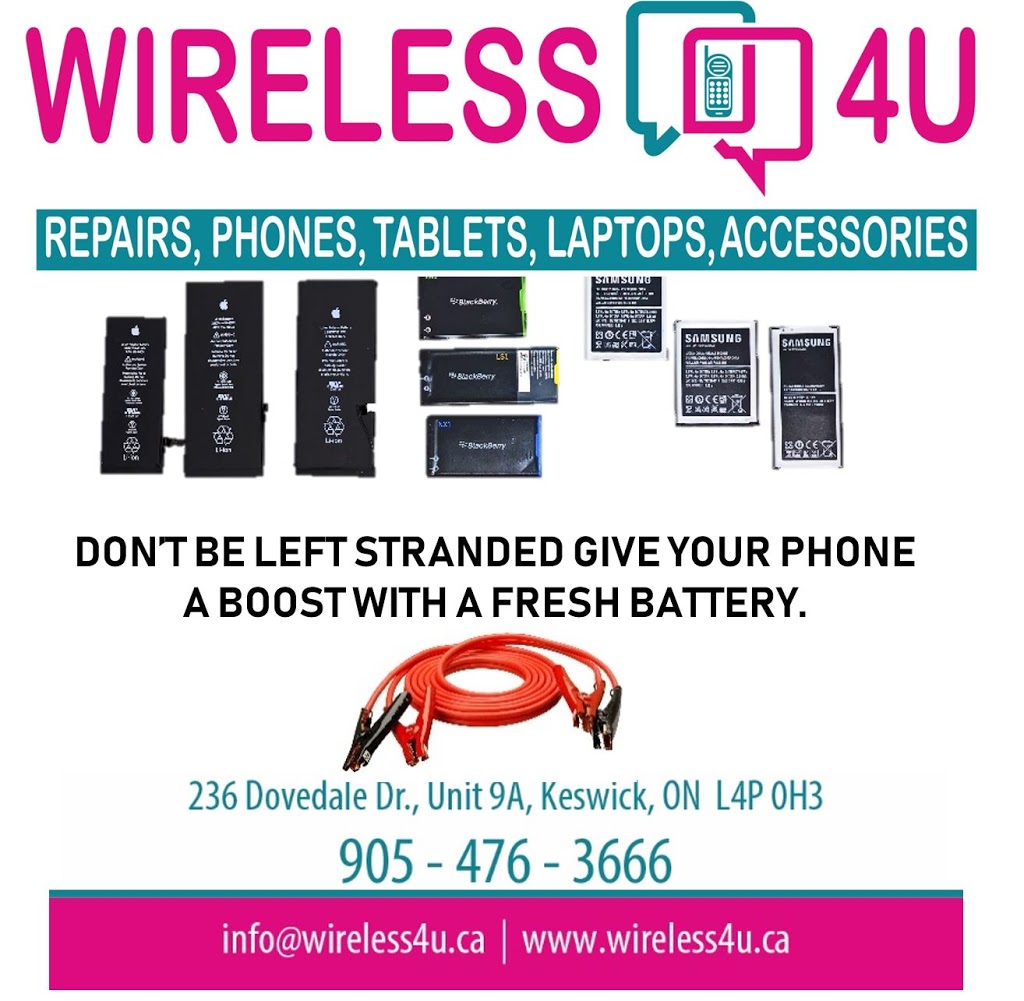 Wireless4u | 236 Dovedale Dr unite 9A, Keswick, ON L4P 0H3, Canada | Phone: (905) 476-3666