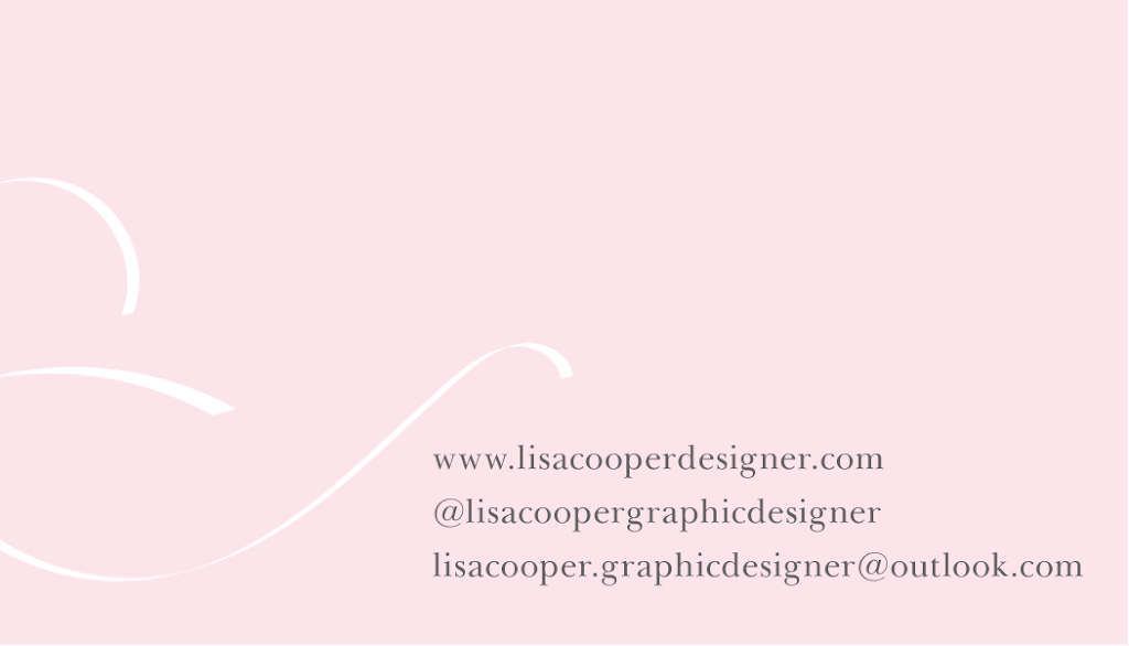 Lisa Cooper ~ Graphic Designer | 5518 Side Rd 25, Utopia, ON L0M 1T0, Canada | Phone: (705) 391-6380