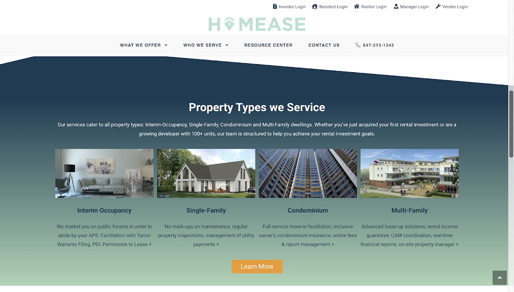 Homease Property Management & Leasing | 2439 Yeovil Rd, Mississauga, ON L5J 2G1, Canada | Phone: (647) 213-1343