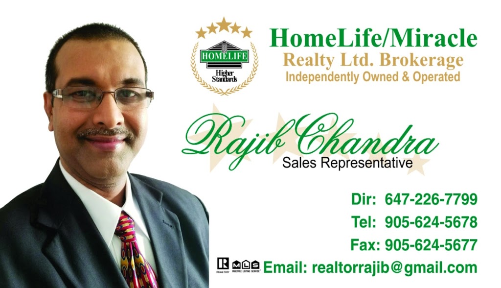 Realtor Rajib Chandra | 821 Bovaird Dr W Unit# 31, Brampton, ON L6X 0T9, Canada | Phone: (647) 226-7799