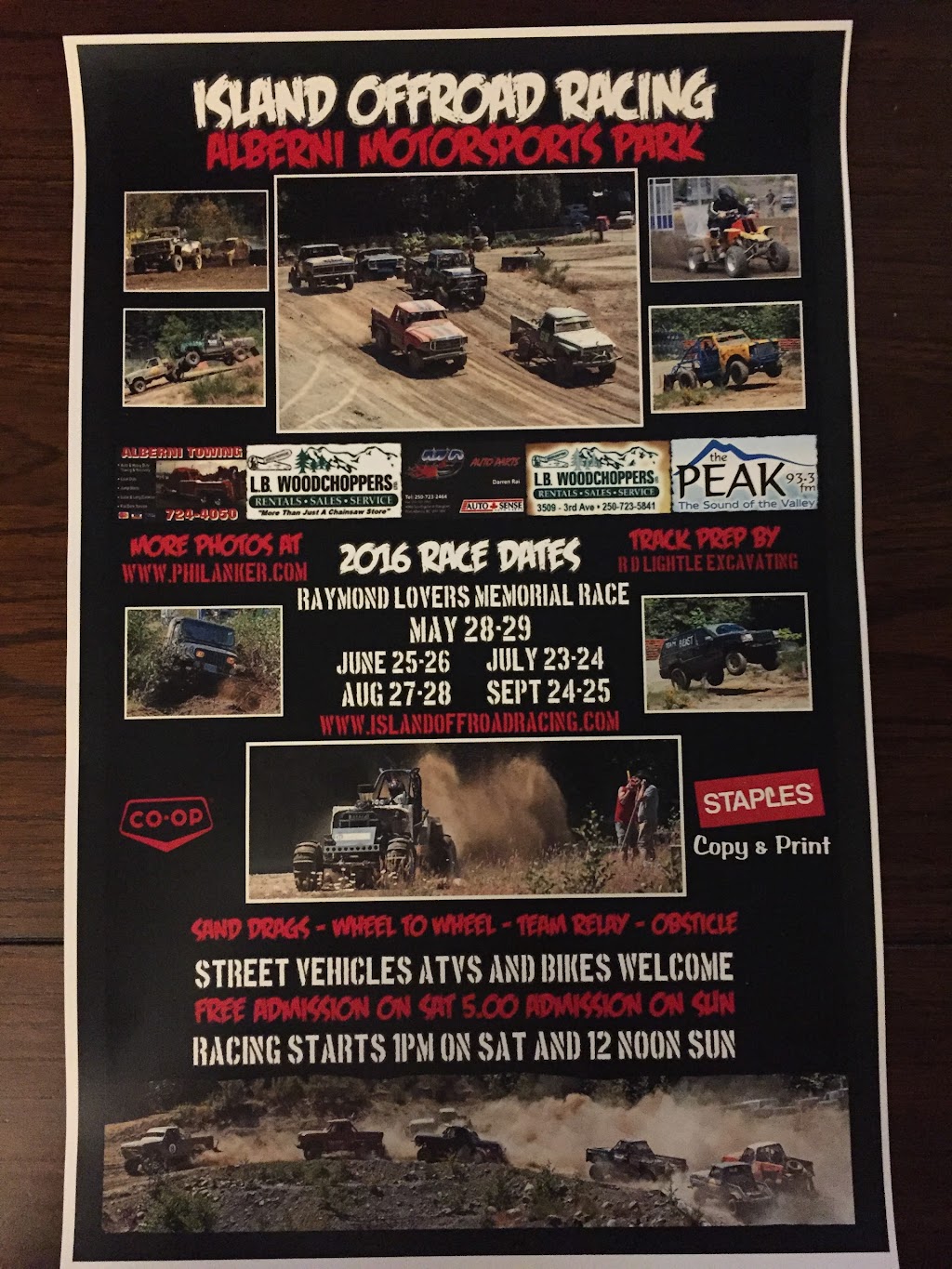 Island offroad racing | Trill Pit Rd, Port Alberni, BC V9Y 9E5, Canada | Phone: (250) 720-6406