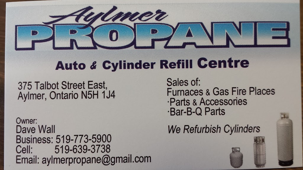 Aylmer Propane | 375 Talbot St E, Aylmer, ON N5H 1J4, Canada | Phone: (519) 773-5900