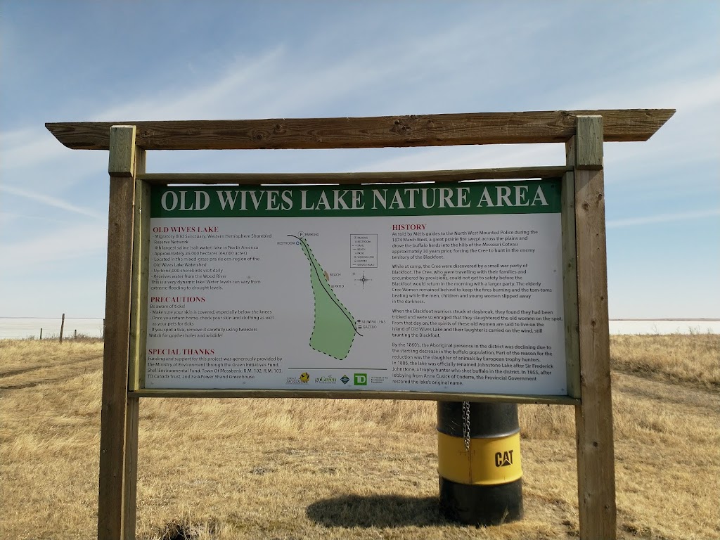 Old Wives Lake Nature Area and Interpretive Trails | Unnamed Road, Mossbank, SK S0H 3G0, Canada | Phone: (306) 354-2294