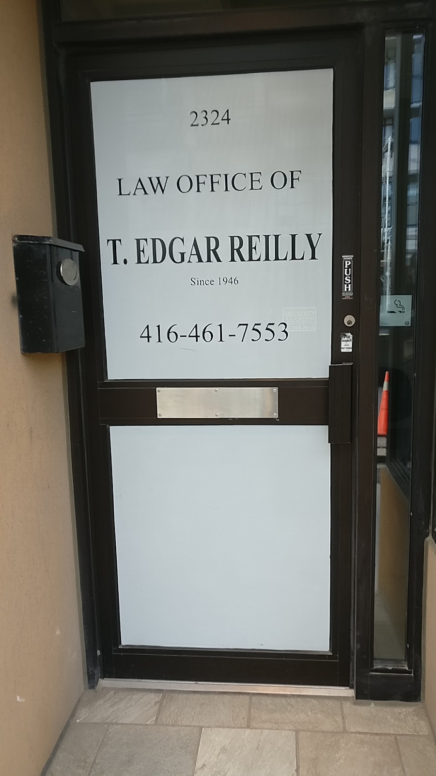 Law Office of T. Edgar Reilly | 2324 Danforth Ave, Toronto, ON M4C 1K7, Canada | Phone: (416) 461-7553