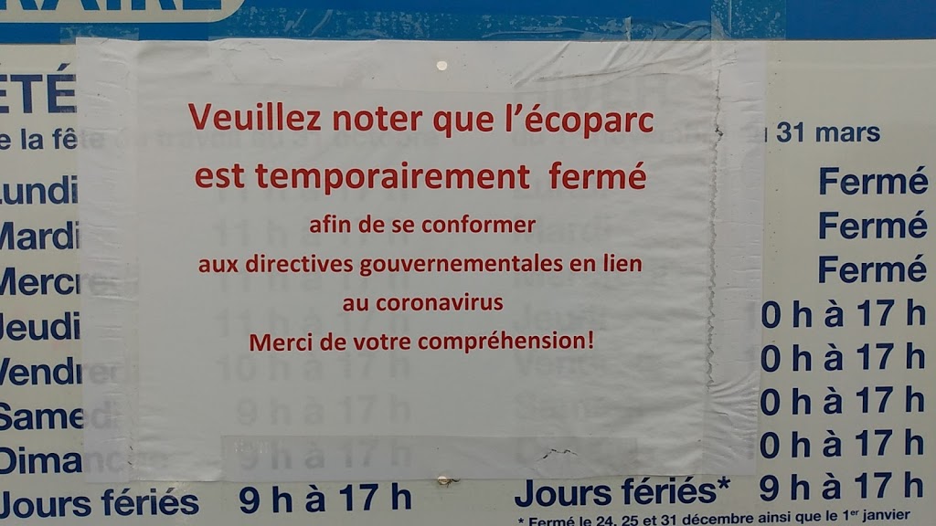 Écoparc de la MRC de LAssomption | 134 Chemin des Commissaires, LAssomption, QC J5W 2T7, Canada | Phone: (450) 589-9999