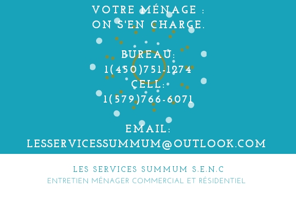 LES SERVICES SUMMUM SENC. | Rue Guilbault #8, Lourdes-de-Joliette, QC J0K 1K0, Canada | Phone: (579) 766-6071