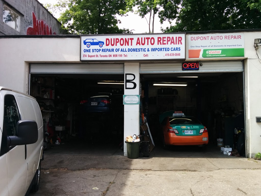 Dupont Auto Repair | 374 Dupont St, Toronto, ON M5R 1V9, Canada | Phone: (416) 839-0848