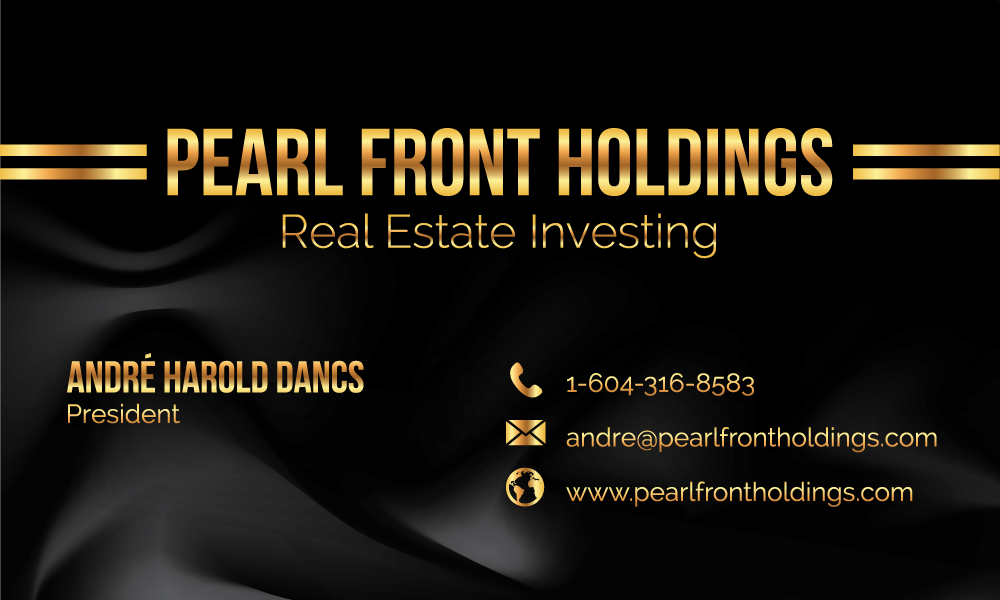 Pearl Front Holdings | 5380 Tyee Ln #301, Chilliwack, BC V2R 6B6, Canada | Phone: (604) 316-8583