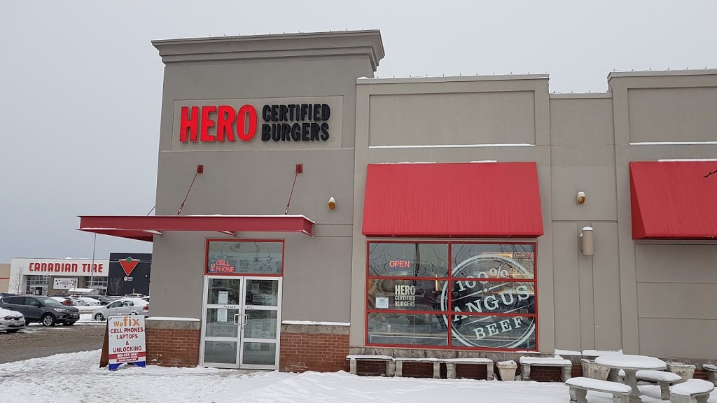 Hero Certified Burgers | Iroquois Shopping Centre, 380 Dundas St E, Oakville, ON L6H 6Z9, Canada | Phone: (905) 257-1788