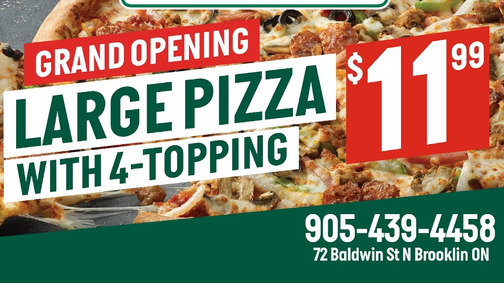 Papa Johns Pizza Brooklin ON | 72 Baldwin St N, Whitby, ON L1M 1A3, Canada | Phone: (905) 439-4458