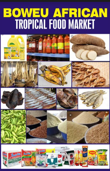 Boweu African Food Market | 1625 Dundas St, London, ON N5W 3C3, Canada | Phone: (437) 221-0165