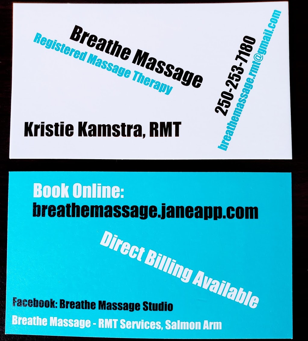 Breathe Massage - RMT | 4951 50 St NW, Gleneden, BC V1E 3A6, Canada | Phone: (250) 253-7180