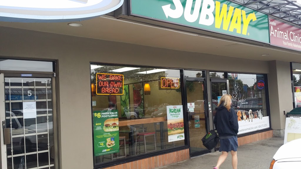 Subway | 8671 No 1 Rd Seafair Shopping Centre, Unit 6, Richmond, BC V6C 1V2, Canada | Phone: (604) 274-8868