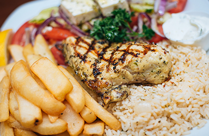 Restaurant Souvlaki Village Grec | boulevard 2h2, 4491 Boulevard Samson, Laval, QC H7W 2H2, Canada | Phone: (450) 681-3333