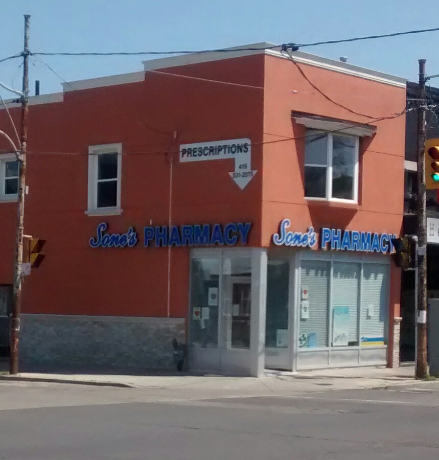 Sones Pharmacy | 991 Dovercourt Rd, Toronto, ON M6H 2X6, Canada | Phone: (416) 531-2575