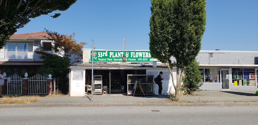 33rd Plants & Flowers | 1385 E 33rd Ave, Vancouver, BC V5V 3B9, Canada | Phone: (604) 876-8011