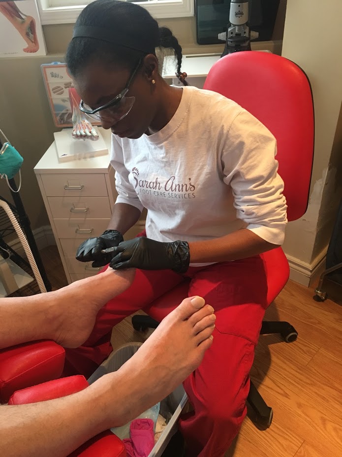Sarah Anns Foot Care Services | 321 Johnson St, Barrie, ON L4M 7A2, Canada | Phone: (705) 792-4397