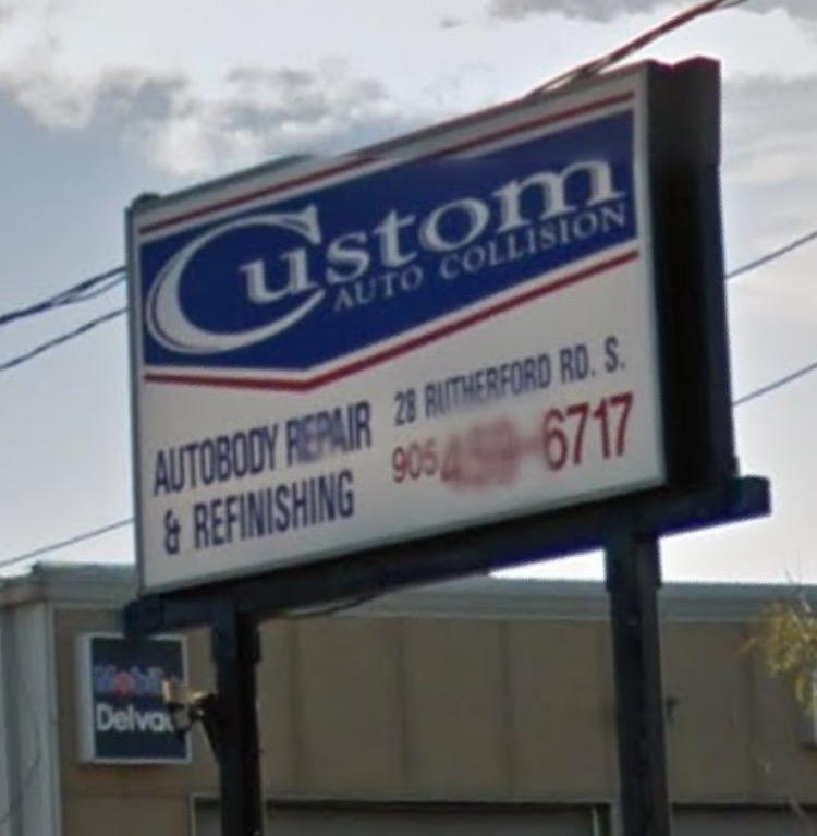 Custom Auto Body Repair & Refinishing | 28 Rutherford Rd S, Brampton, ON L6W 3J1, Canada | Phone: (905) 459-6717