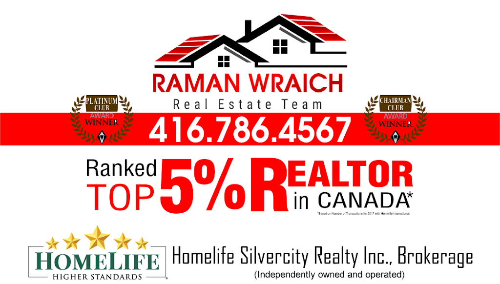 Raman Wraich - Ranked Top 5% Realtor | 11775 Bramalea Rd #201, Brampton, ON L6R 3Z4, Canada | Phone: (416) 786-4567