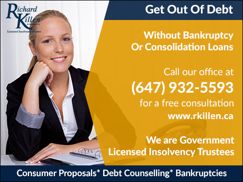 Richard Killen & Associates Ltd Bankruptcy Trustee | 2150 Islington Ave #202, Etobicoke, ON M9P 3V4, Canada | Phone: (647) 932-5593