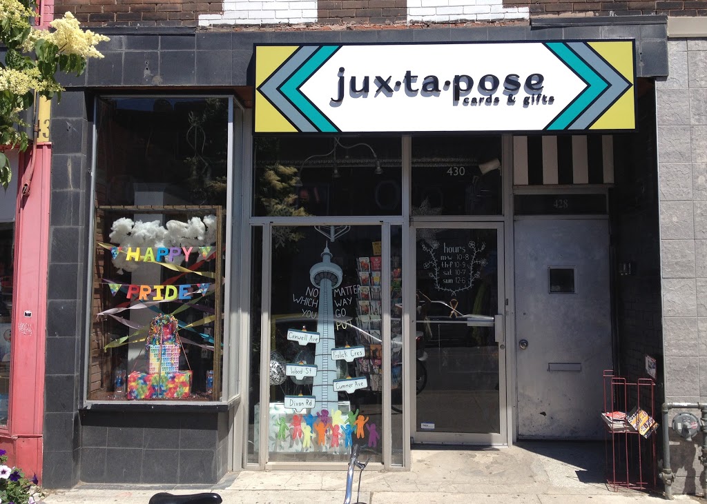 Juxtapose Cards & Gifts | 430 Bloor St W, Toronto, ON M5S 1X5, Canada | Phone: (416) 324-8333