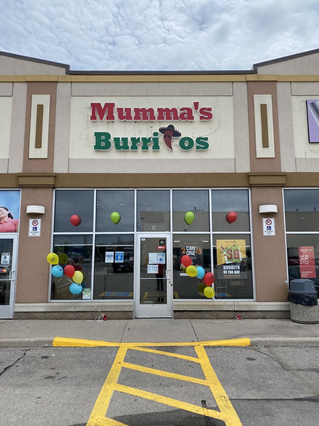 Mummas Burritos Hamilton | 700 Queenston Rd Unit#8, Hamilton, ON L8G 1A3, Canada | Phone: (905) 578-5757