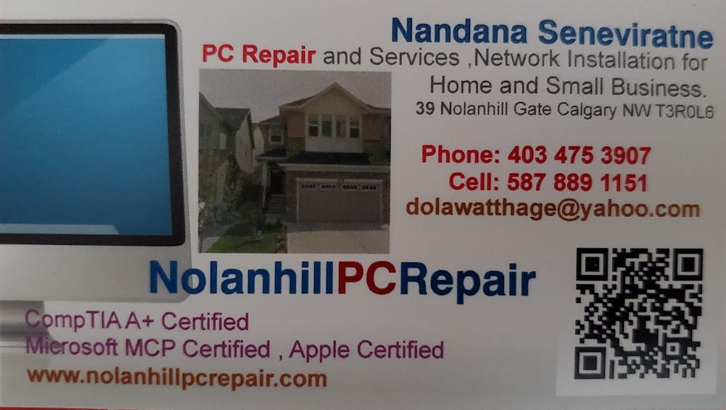 Computer Repair Nolanhill PC Calgary | 39 Nolan Hill Gate NW, Calgary, AB T3R 0L6, Canada | Phone: (587) 889-1151