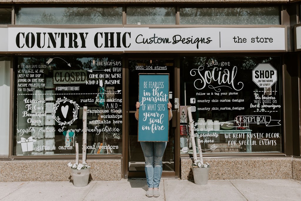 Country Chic Custom Designs | 9831 104 St, Fort Saskatchewan, AB T8L 2E5, Canada | Phone: (780) 919-6761