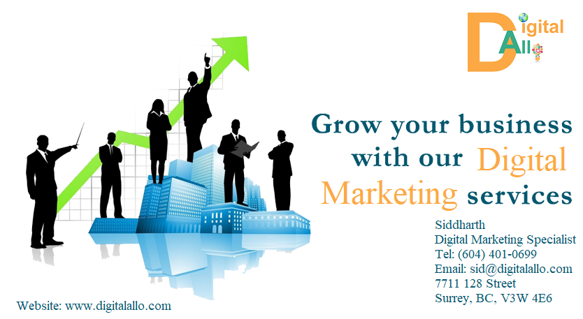 Digital Allo Marketing Services Ltd. | 8193 144 St, Surrey, BC V3W 5T3, Canada | Phone: (778) 723-1628