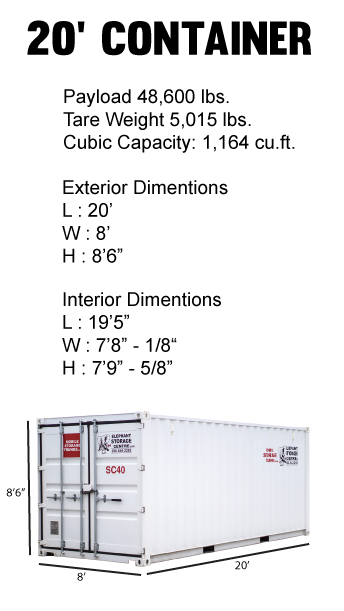 Elephant Mobile Storage Trunks | 6136 Okanagan Ave #1, Vernon, BC V1H 1M1, Canada | Phone: (250) 549-2255