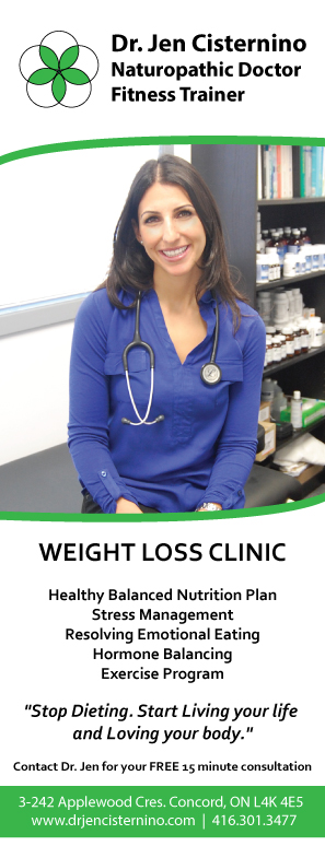 Dr. Jennifer Cisternino, ND | 242 Applewood Crescent #3, Concord, ON L4K 4E5, Canada | Phone: (416) 301-3477