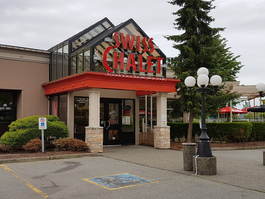 Swiss Chalet | 7488 King George Blvd Unit 800, Surrey, BC V3W 0H9, Canada | Phone: (604) 595-8391