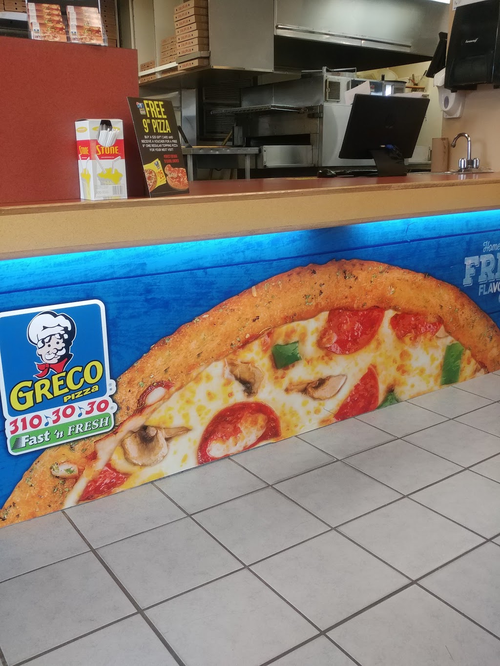 Greco Pizza | 448 Elmwood Dr, Moncton, NB E1A 2X3, Canada | Phone: (506) 853-1061