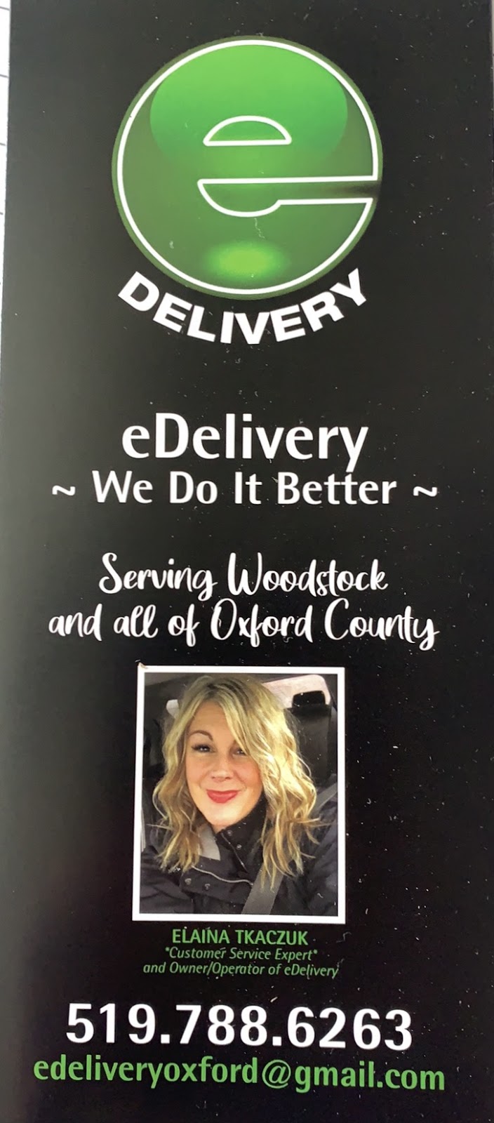 eDelivery Oxford | 255 Edgewood Dr, Woodstock, ON N4S 7P5, Canada | Phone: (519) 788-6263